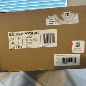 Brand new Yeezy pirates black 2015 unworn size US 10 with receipt